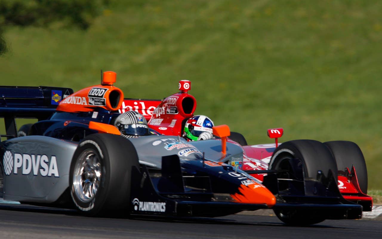 Saturday, July 3, 2010, for the IndyCar Series race at Watkins Glen International in Watkins Glen, N.Y. (AP Photo/David Boe)