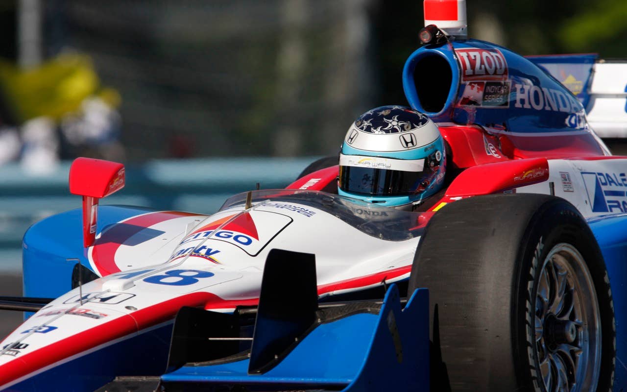 Saturday, July 3, 2010, for the IndyCar Series race at Watkins Glen International in Watkins Glen, N.Y. (AP Photo/David Boe)