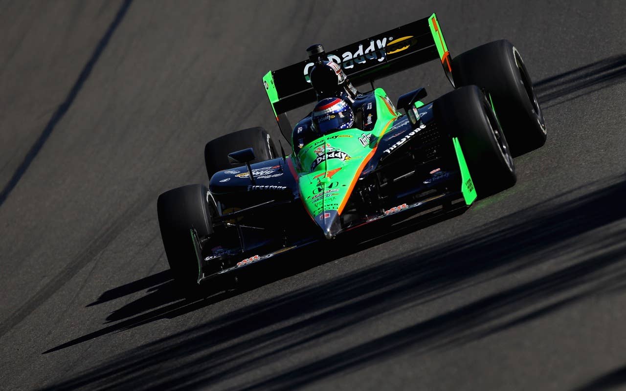 during practice and qualifying for the IZOD IndyCar Series Camping World Grand Prix at the Glen at Watkins Glen International on July 3, 2010 in Watkins Glen, New York.