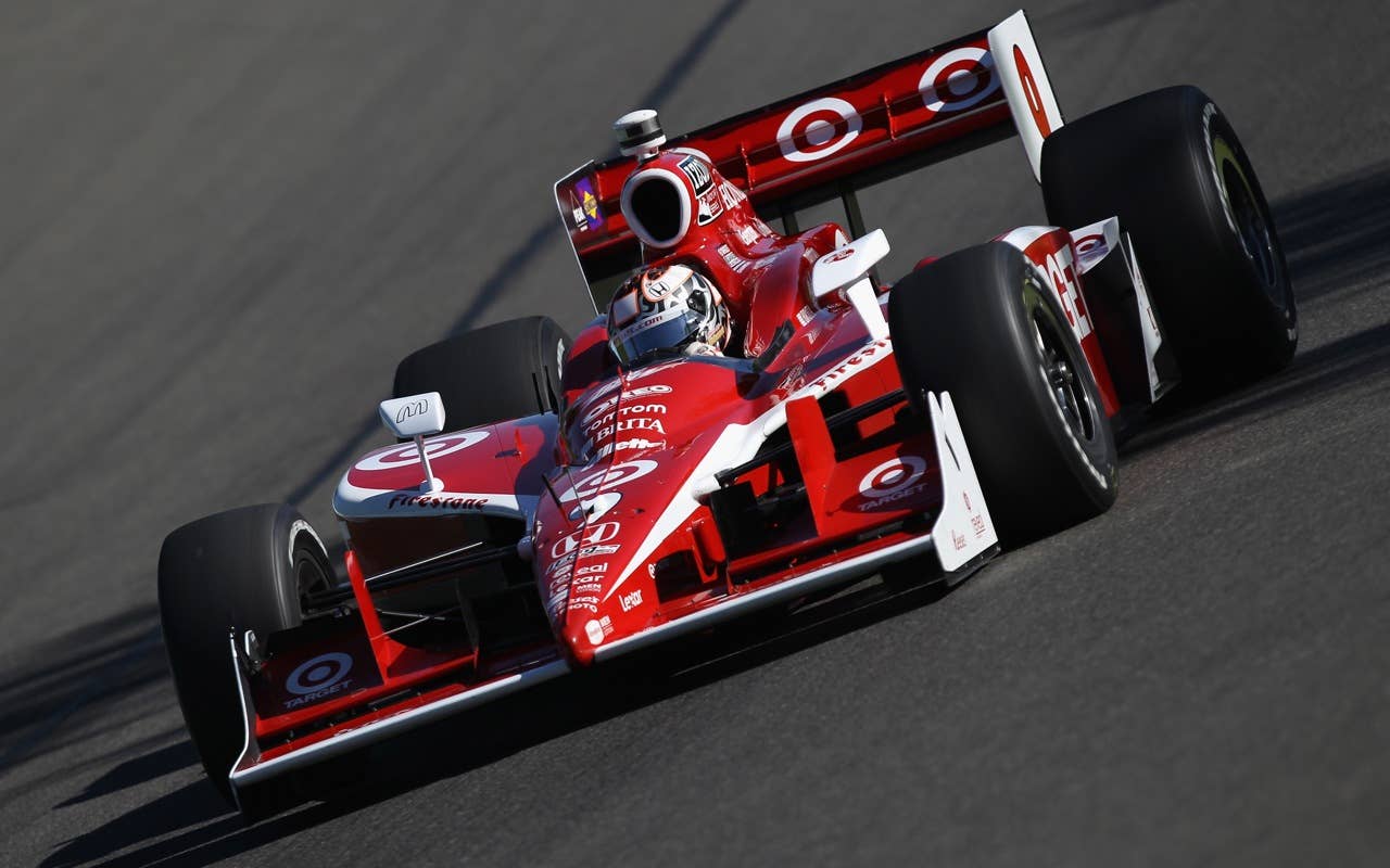 during practice and qualifying for the IZOD IndyCar Series Camping World Grand Prix at the Glen at Watkins Glen International on July 3, 2010 in Watkins Glen, New York.