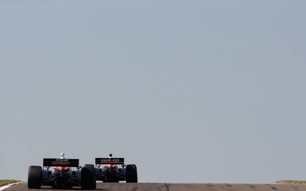 during the IZOD IndyCar Series Camping World Grand Prix at the Glen at Watkins Glen International on July 4, 2010 in Watkins Glen, New York.