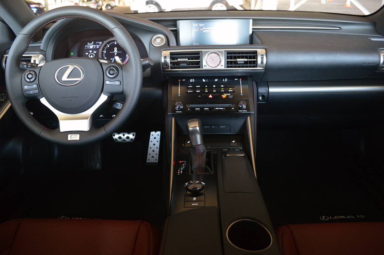 2014 Lexus IS350 F-Sport interior