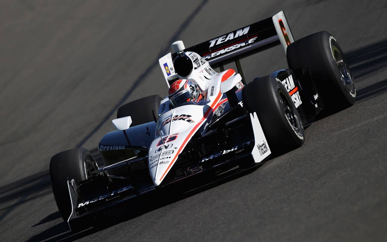 during practice and qualifying for the IZOD IndyCar Series Camping World Grand Prix at the Glen at Watkins Glen International on July 3, 2010 in Watkins Glen, New York.