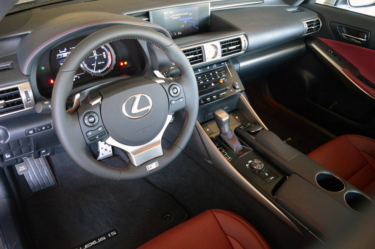 2014 Lexus IS350 F-Sport interior