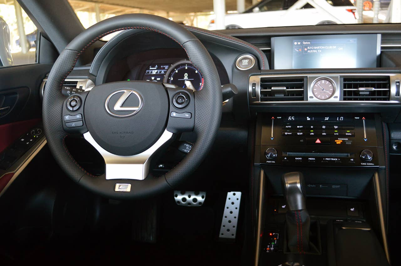 2014 Lexus IS350 F-Sport interior
