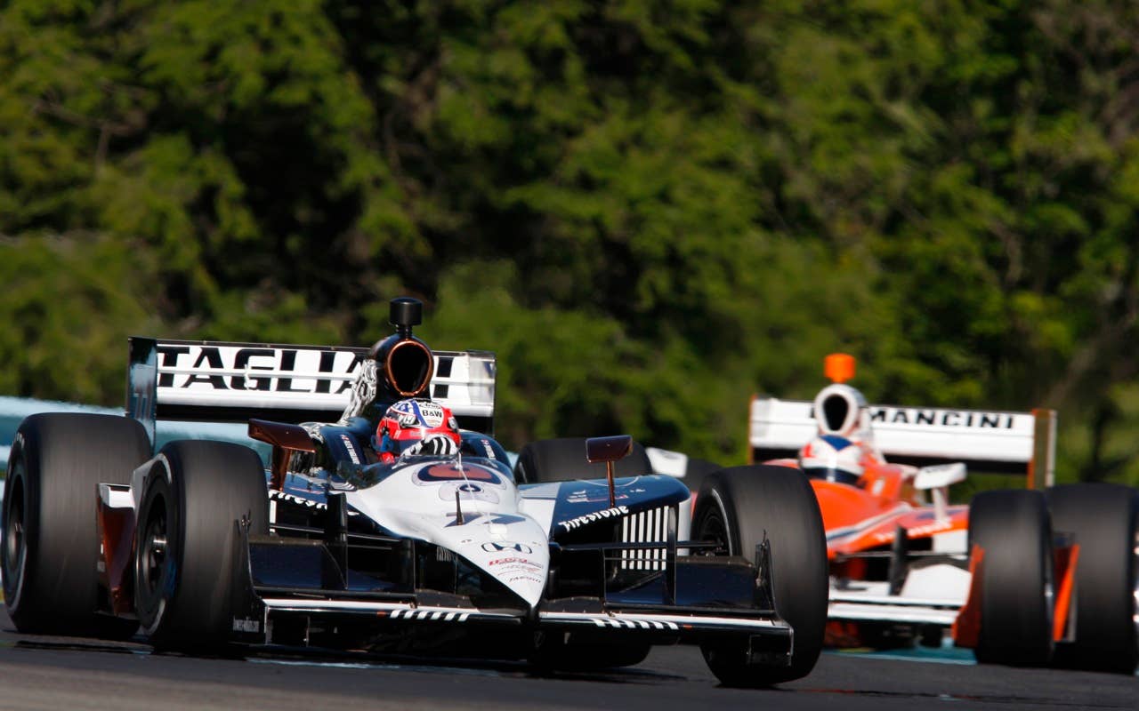 Saturday, July 3, 2010, for the IndyCar Series race at Watkins Glen International in Watkins Glen, N.Y. (AP Photo/David Boe)