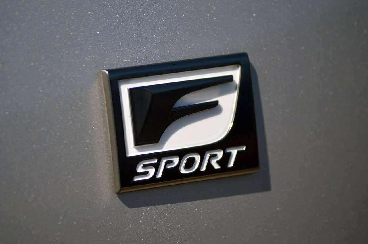 2014 Lexus IS350 F-Sport badge