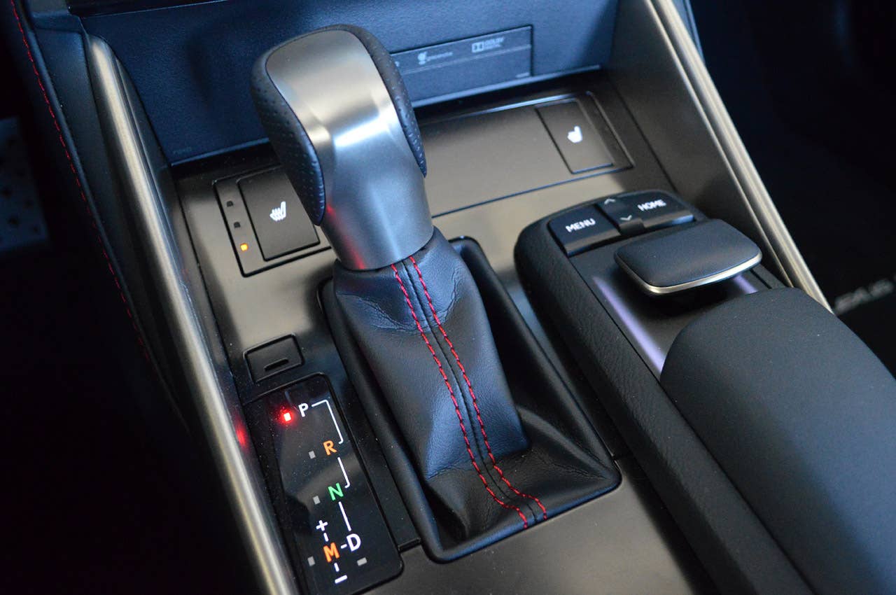 2014 Lexus IS350 F-Sport shifter