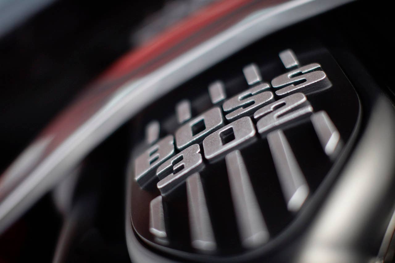 2012 Ford Mustang Boss 302: The high-performance 2012 Mustang Boss 302 features a high-revving 440-hp version of the company's all-new 5.0-liter V8. (08/13/2010)