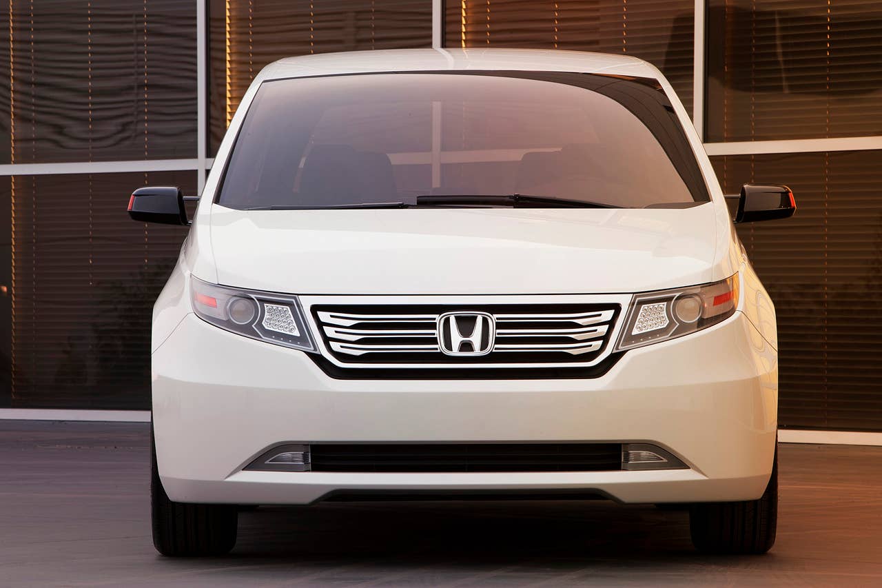The Honda Odyssey Concept suggests the future styling direction for the upcoming, completely redesigned 2011 Honda Odyssey. The concept vehicle made its debut at the 2010 Chicago Auto Show on February 10, 2010.