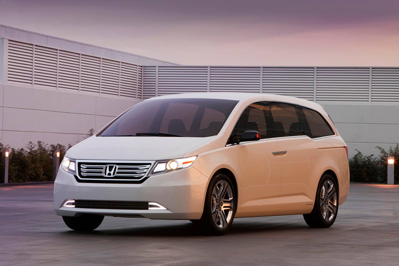 The Honda Odyssey Concept suggests the future styling direction for the upcoming, completely redesigned 2011 Honda Odyssey. The concept vehicle made its debut at the 2010 Chicago Auto Show on February 10, 2010.