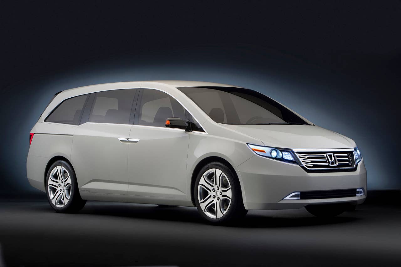 The Honda Odyssey Concept suggests the future styling direction for the upcoming, completely redesigned 2011 Honda Odyssey. The concept vehicle made its debut at the 2010 Chicago Auto Show on February 10, 2010.