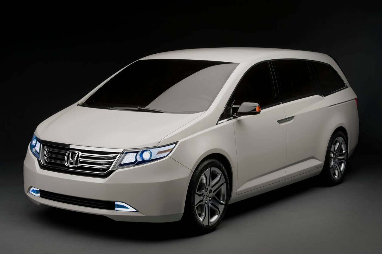 The Honda Odyssey Concept suggests the future styling direction for the upcoming, completely redesigned 2011 Honda Odyssey. The concept vehicle made its debut at the 2010 Chicago Auto Show on February 10, 2010.