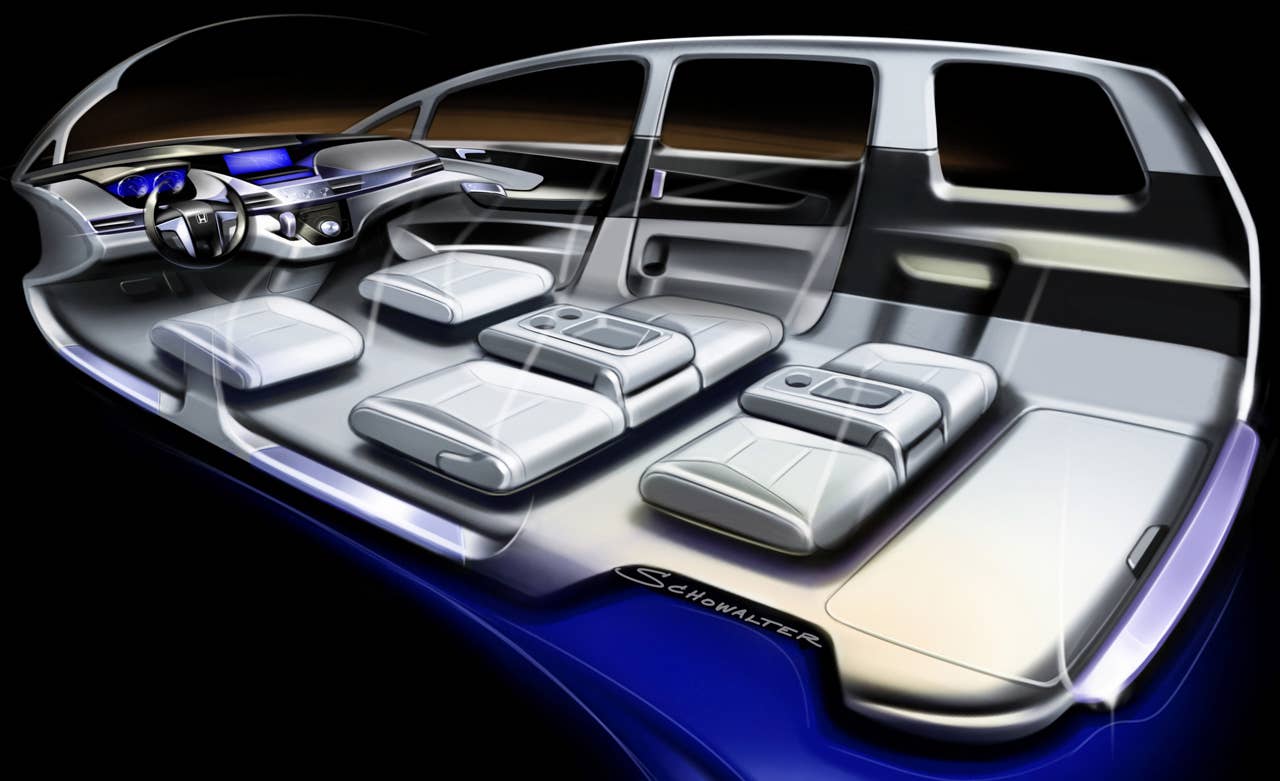 The Honda Odyssey Concept suggests the future styling direction for the upcoming, completely redesigned 2011 Honda Odyssey. The concept vehicle made its debut at the 2010 Chicago Auto Show on February 10, 2010.