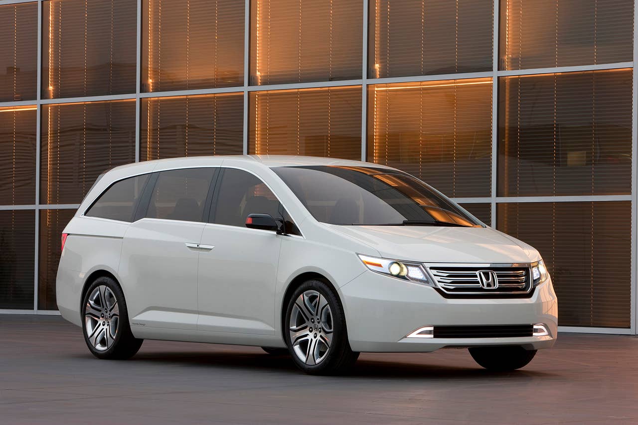 The Honda Odyssey Concept suggests the future styling direction for the upcoming, completely redesigned 2011 Honda Odyssey. The concept vehicle made its debut at the 2010 Chicago Auto Show on February 10, 2010.