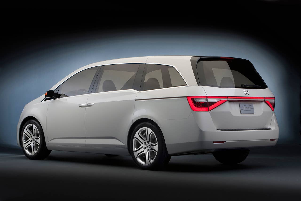 The Honda Odyssey Concept suggests the future styling direction for the upcoming, completely redesigned 2011 Honda Odyssey. The concept vehicle made its debut at the 2010 Chicago Auto Show on February 10, 2010.