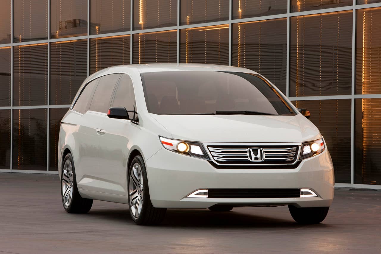The Honda Odyssey Concept suggests the future styling direction for the upcoming, completely redesigned 2011 Honda Odyssey. The concept vehicle made its debut at the 2010 Chicago Auto Show on February 10, 2010.