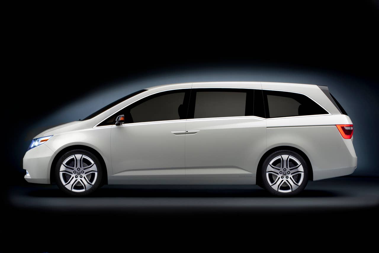 The Honda Odyssey Concept suggests the future styling direction for the upcoming, completely redesigned 2011 Honda Odyssey. The concept vehicle made its debut at the 2010 Chicago Auto Show on February 10, 2010.