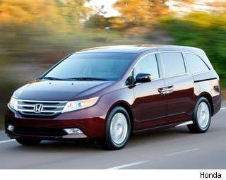 MSRP: $28,575 - $43,925 Invoice: $26,138 - $40,139 Fuel Economy: 18 mpg City, 27 mpg Highway  The biggest change for the newHonda Odyssey is that rear backup cameras will now become standard across the lineup. That is a big deal, though, because they have become incredibly popular with drivers and we editors, as well as shoppers, miss them when they aren't available. Otherwise, no major changes are expected.  But that's OK, but the Odyssey is an excellent choice in our book. What's not to like? It's the class leader in fuel economy, won a top safety rating from the Insurance Institute for Highway Safety, and holds its resale value well.  Research the Honda Odyssey Honda Odyssey Photos & Information Honda Odyssey Best Deals Honda Odyssey Local Dealer Price Quote