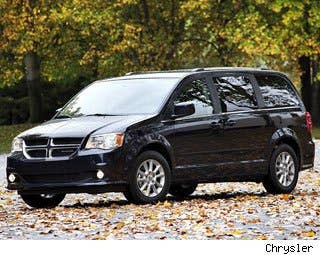 MSRP: $19,995 - $29,995 Invoice: $19,745 - $28,545 Fuel Economy: 17 mpg City, 25 mpg Highway  The most-researched minivan on the AOL Autos site is theDodge Grand Caravan, which is not entirely surprising given what a great minivan it is. And it probably helps that Chrysler has worked to make the Grand Caravan a more "manly" minivan, whatever that means.  Like the Town& Country, which is also made by Chrysler, there won't be many changes to the 2013 Grand Caravan, besides the enhanced entertainment features. Both models will also include a USB port, so people can plug their smartphones into the car to charge.  Expect big changes to the Grand Caravan and Town and Country in 2014, when the cars are due for a redesign.  Research the Dodge Grand Caravan Dodge Grand Caravan Photos & Information Dodge Grand Caravan Best Deals Dodge Grand Caravan Local Dealer Price Quote