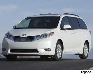 MSRP: $26,435 - $41,325 Invoice: $24,453 - $38,020 Fuel Economy: 18 mpg City, 25 mpg Highway  TheSienna is a perennially popular minivan, and so the move Toyota is making with this car could end up setting a trend in the industry. Toyota is dumping its four-cylinder versions of the vehicle, because the company says the six-cylinder gets great fuel economy and is powerful enough to do everything you need to do with a minivan.  The move makes sense, since the four cylinder only got one mile per gallon better fuel economy than the six cylinder.  Other changes include: easier-to-clean fabrics on LE trim as well as an eight-way power adjustable seat. Buyers who opt for the Limited trim will get a standard Blind Spot Monitor, but you can also get that technology on cheaper models as an option.  Research the Toyota Sienna Toyota Sienna Photos & Information Toyota Sienna Best Deals Toyota Sienna Local Dealer Price Quote