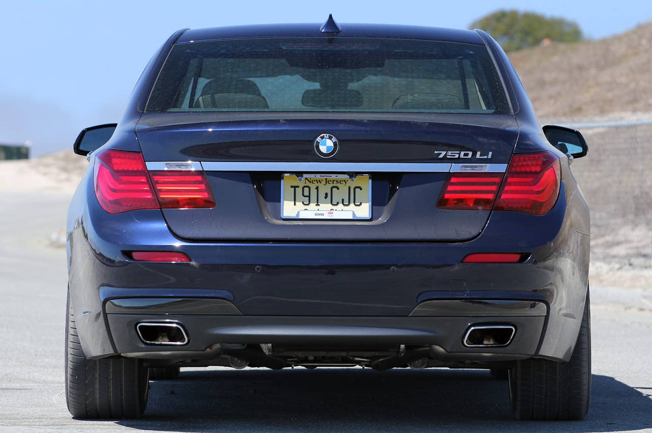 2013 BMW 750Li rear view