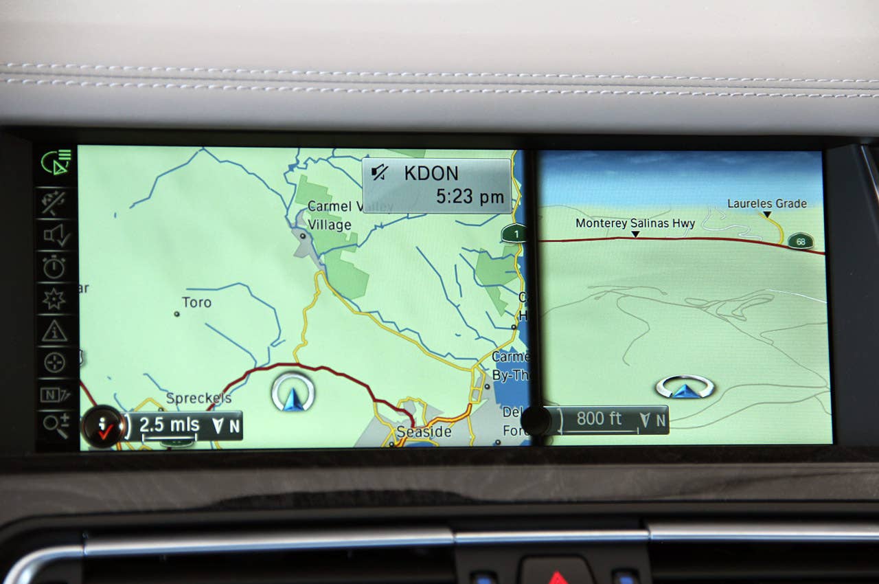 2013 BMW 750Li navigation system