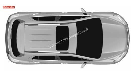 Chevrolet CUV patent drawings top