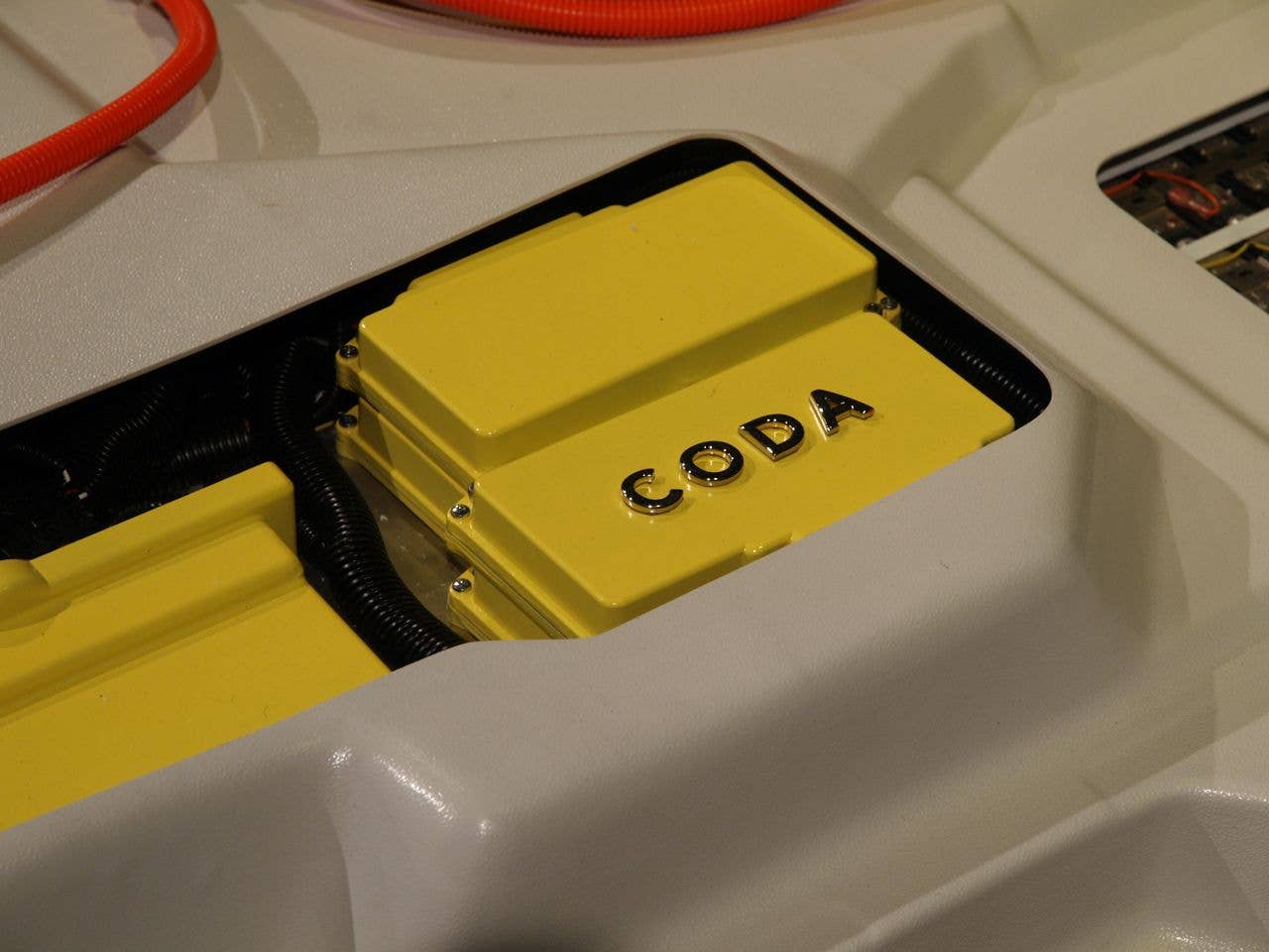 coda sedan at the 2010 la auto show