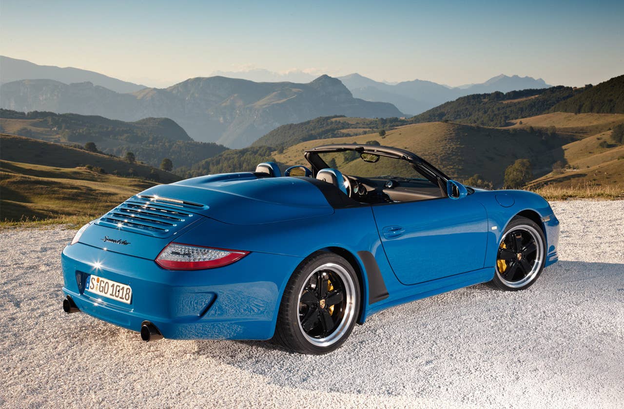2011 Porsche 911 Speedster, profile