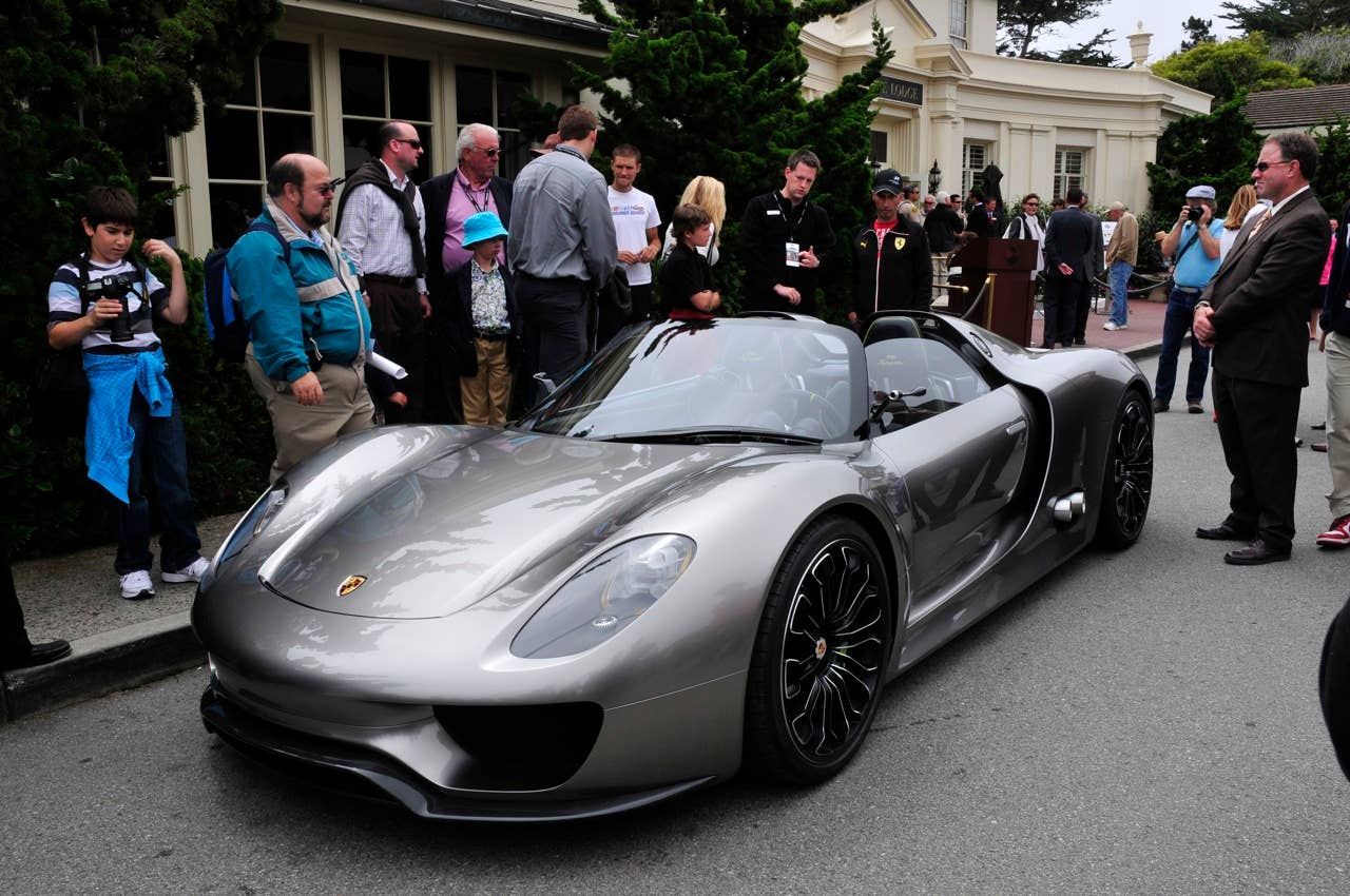 Porsche 918 Spyder concept in Monterey