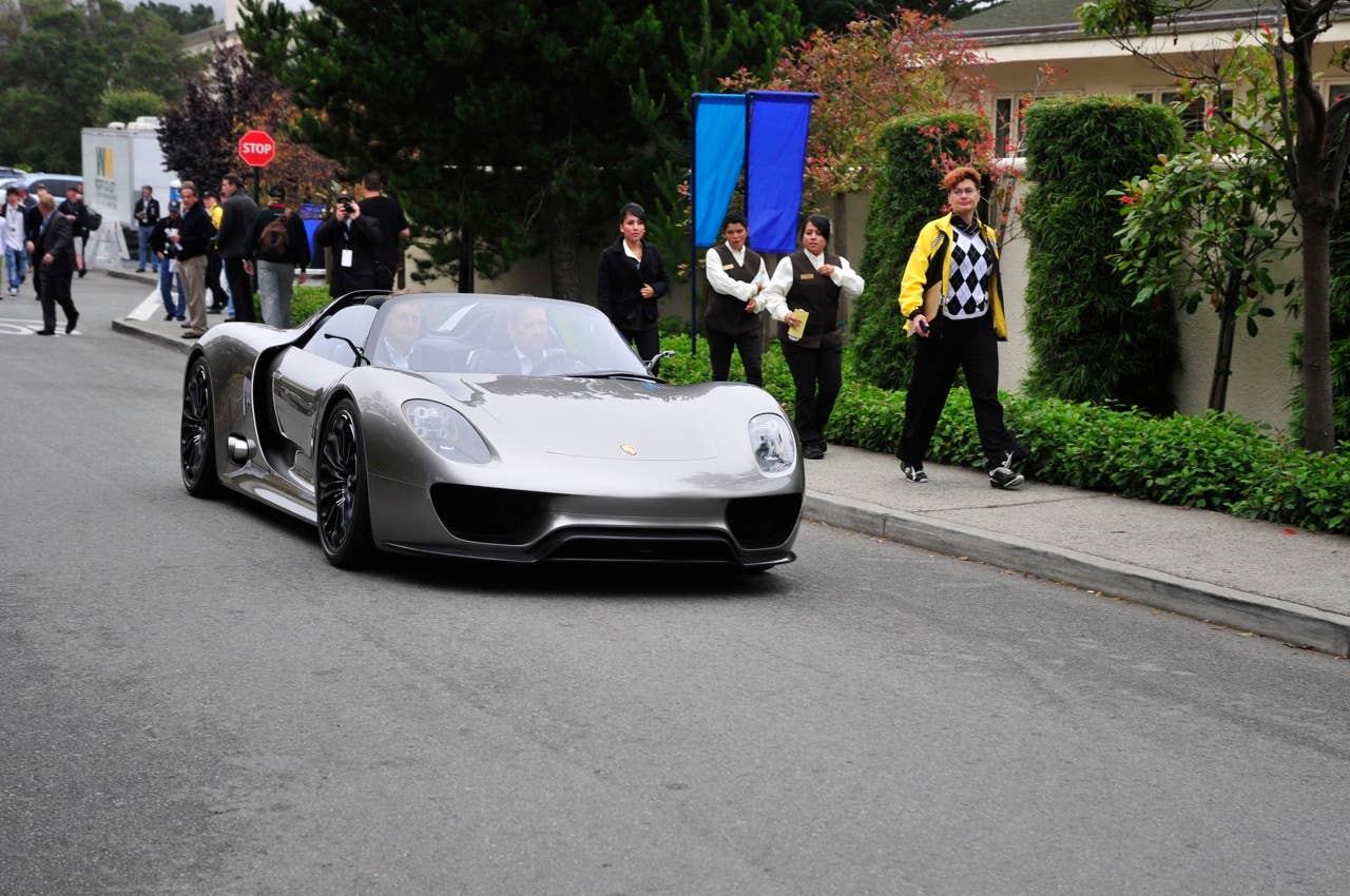 Porsche 918 Spyder concept in Monterey