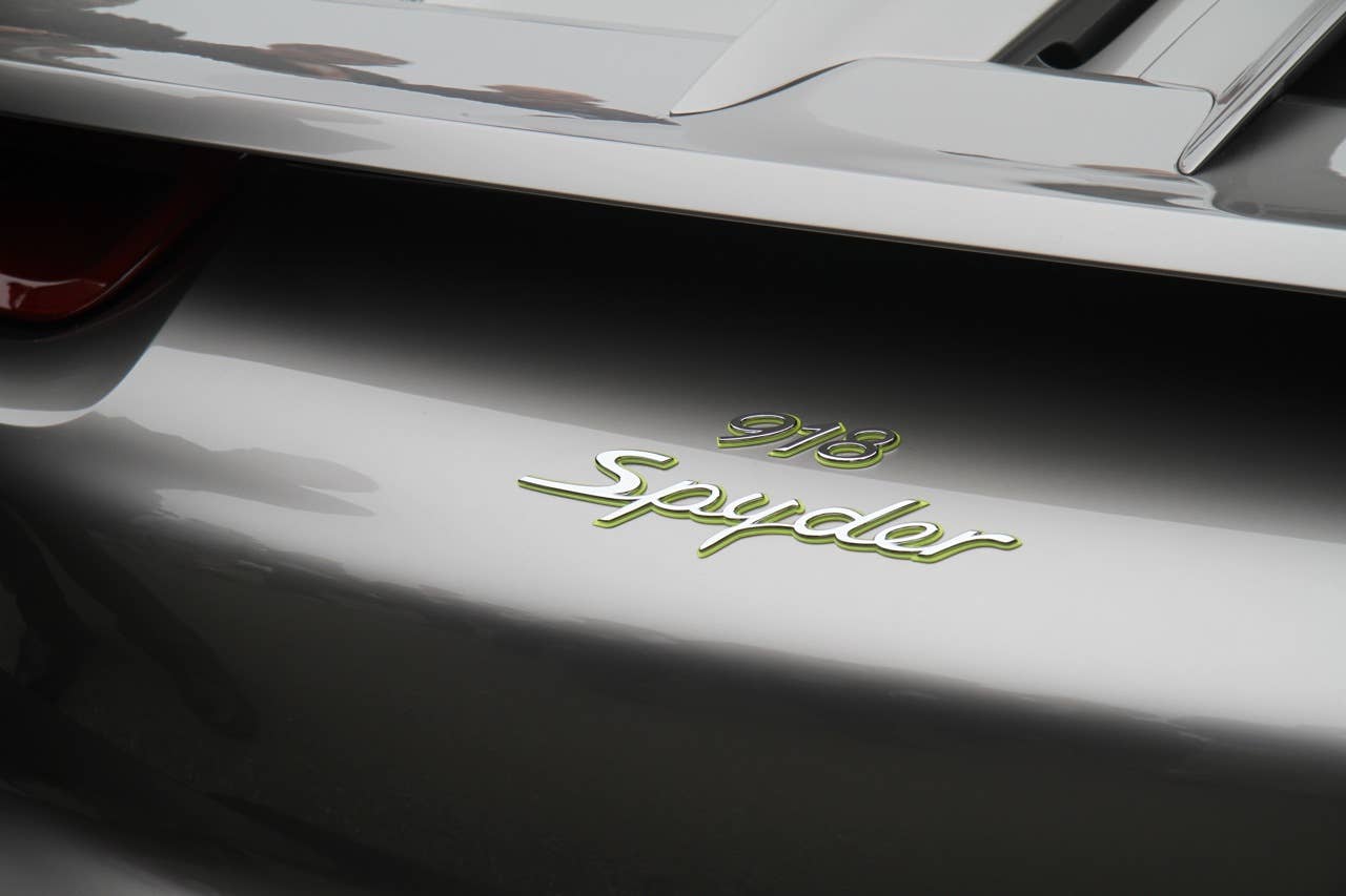 Porsche 918 Spyder concept in Monterey