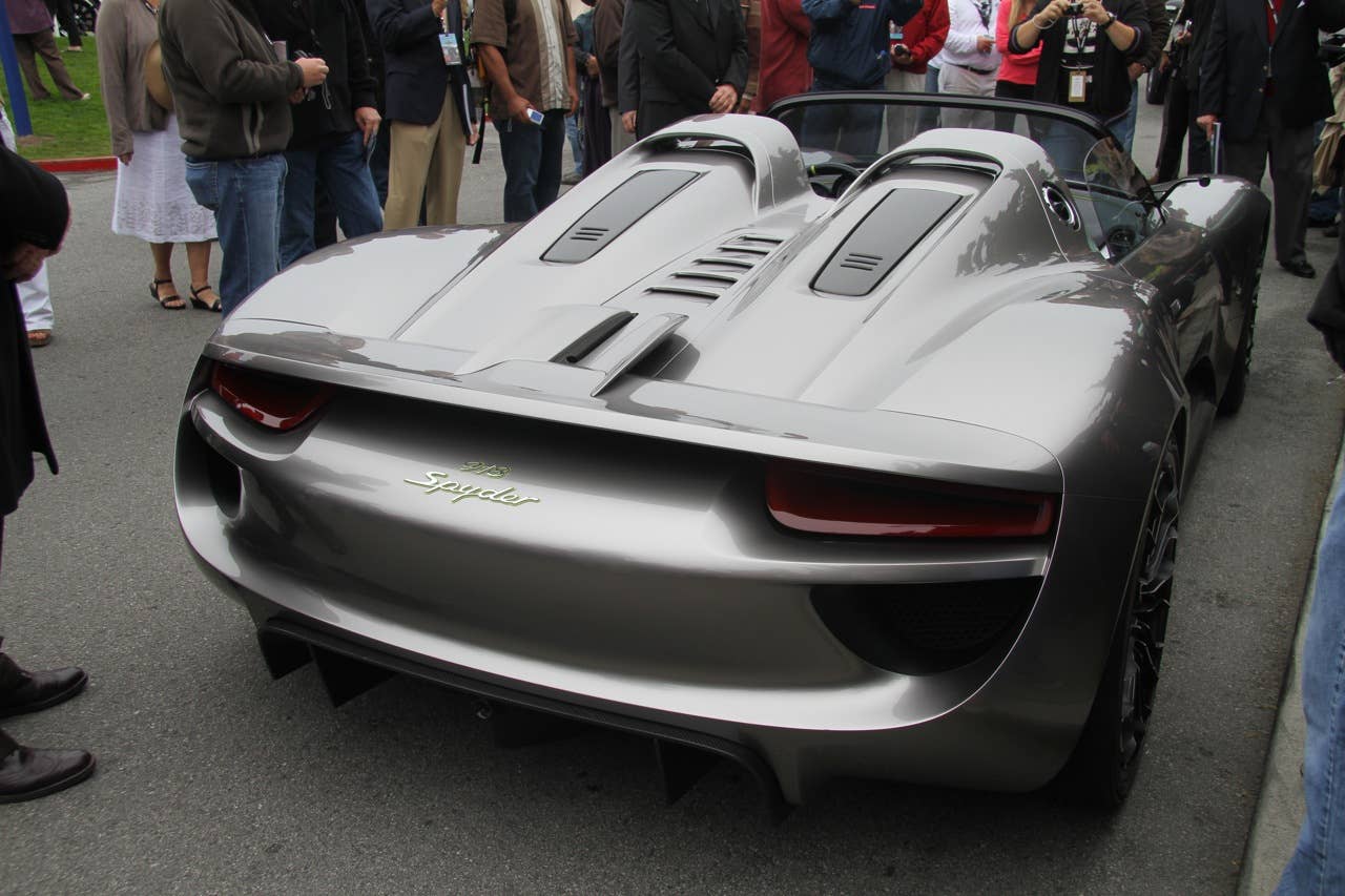 Porsche 918 Spyder concept in Monterey