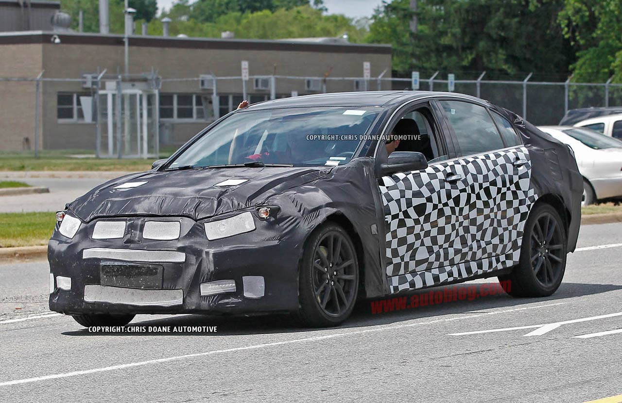 Chevrolet SS Spy Shots side