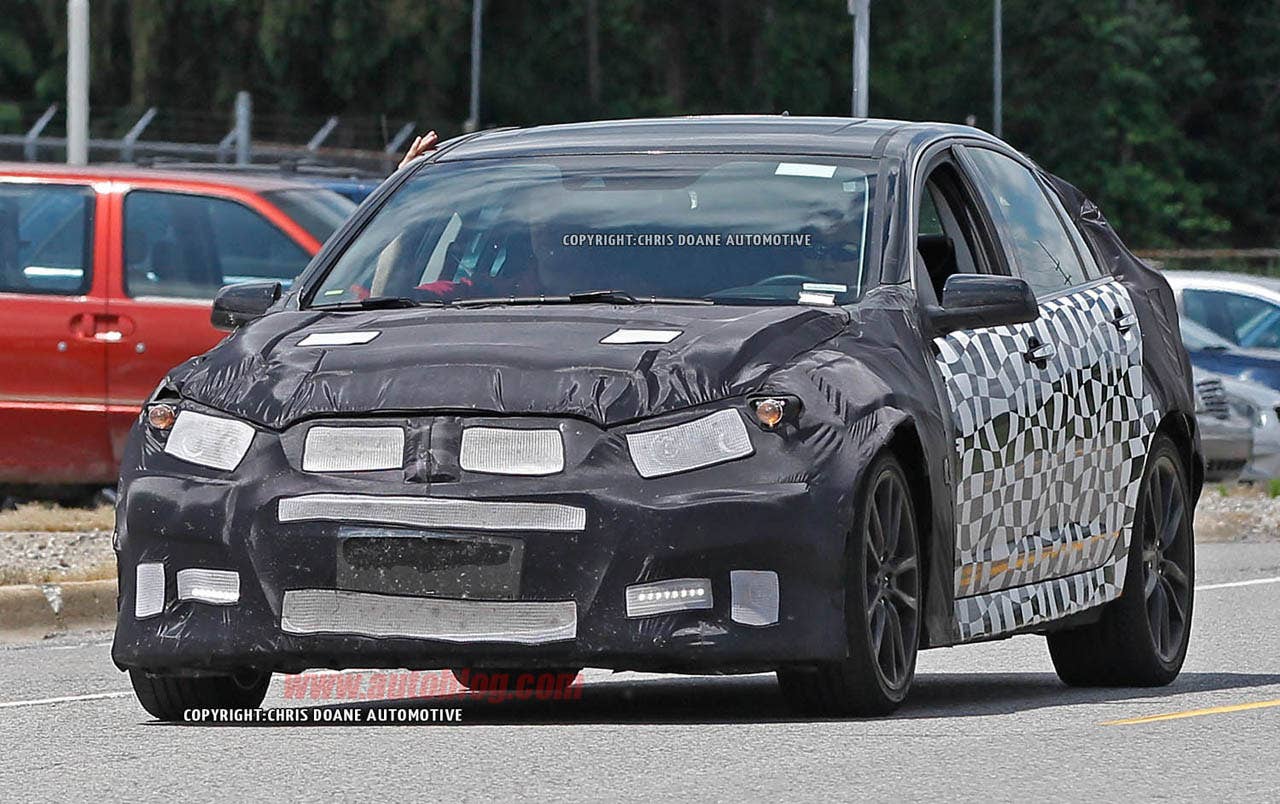 Chevrolet SS Spy Shots front 3/4