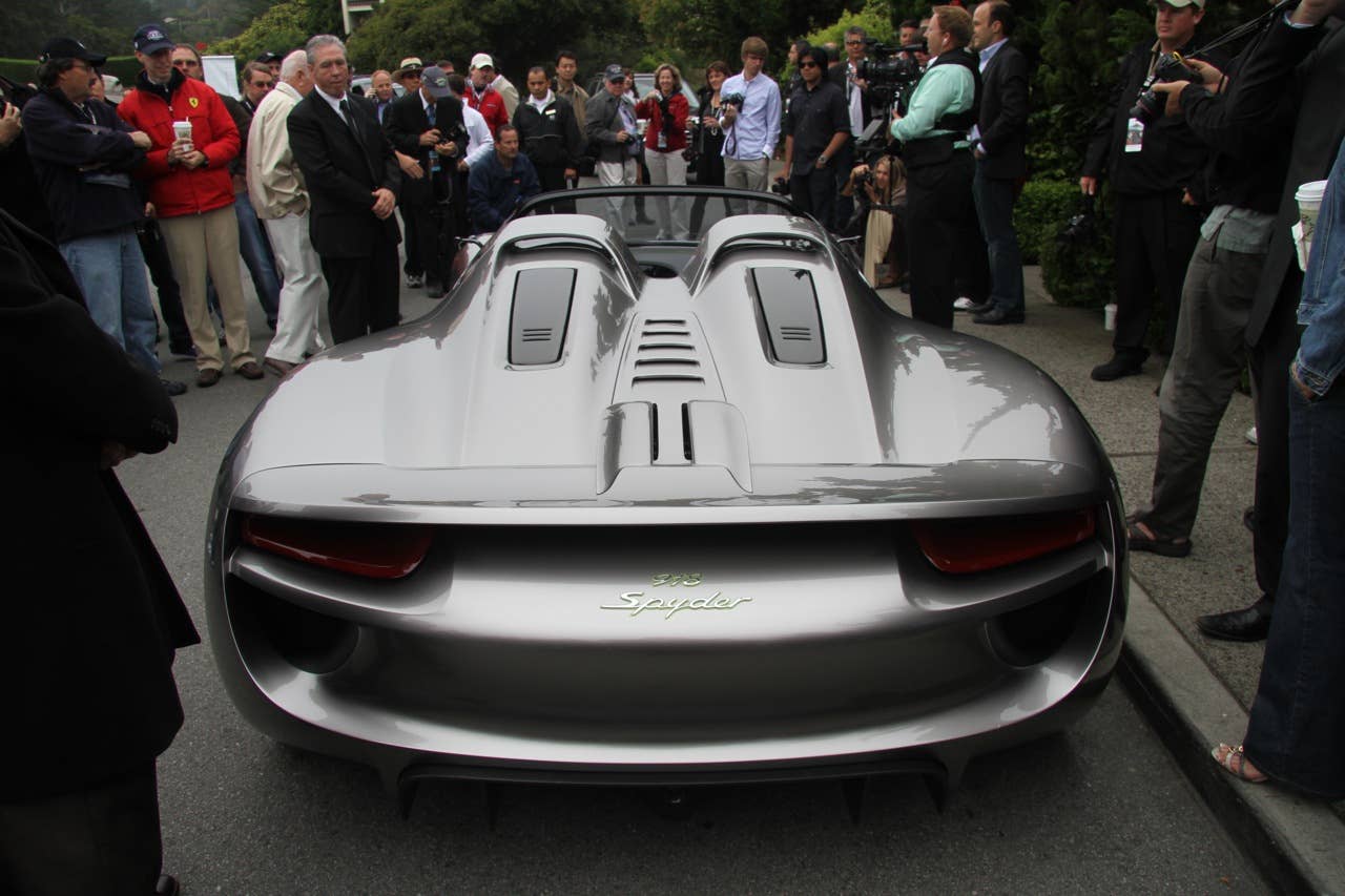 Porsche 918 Spyder concept in Monterey