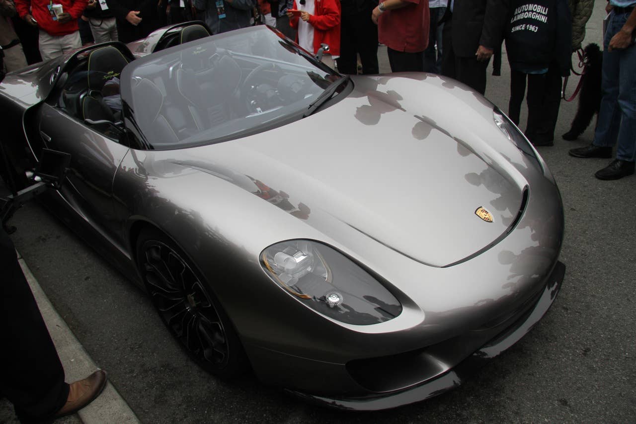 Porsche 918 Spyder concept in Monterey