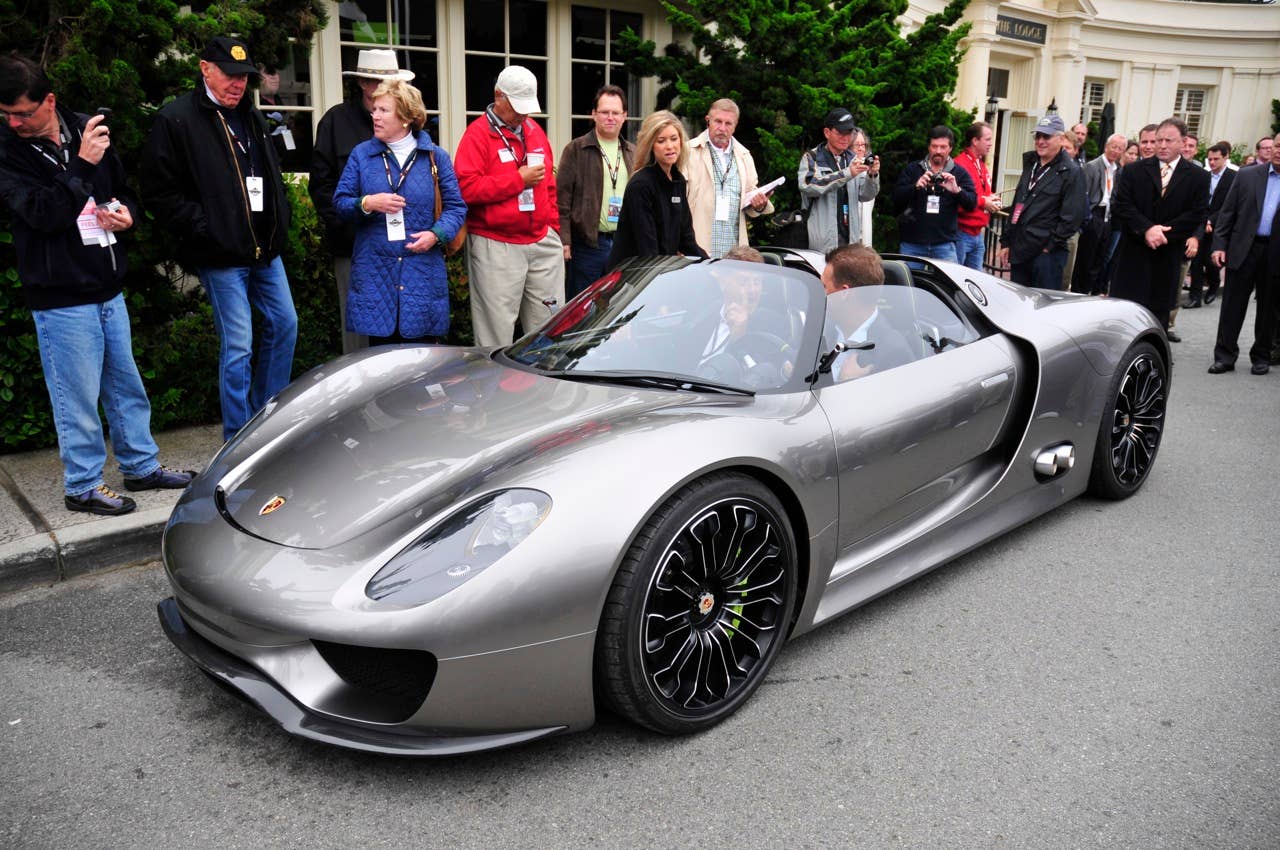 Porsche 918 Spyder concept in Monterey