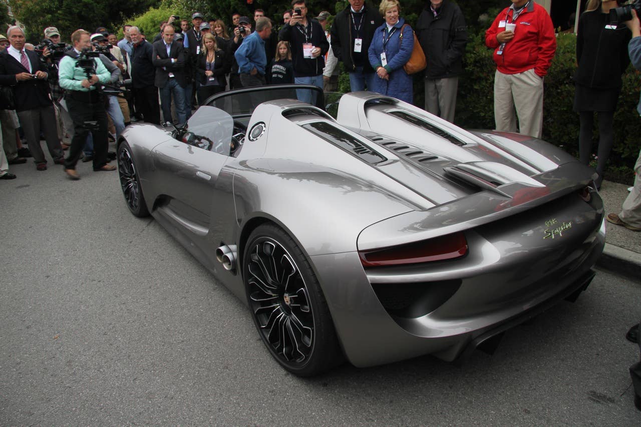 Porsche 918 Spyder concept in Monterey