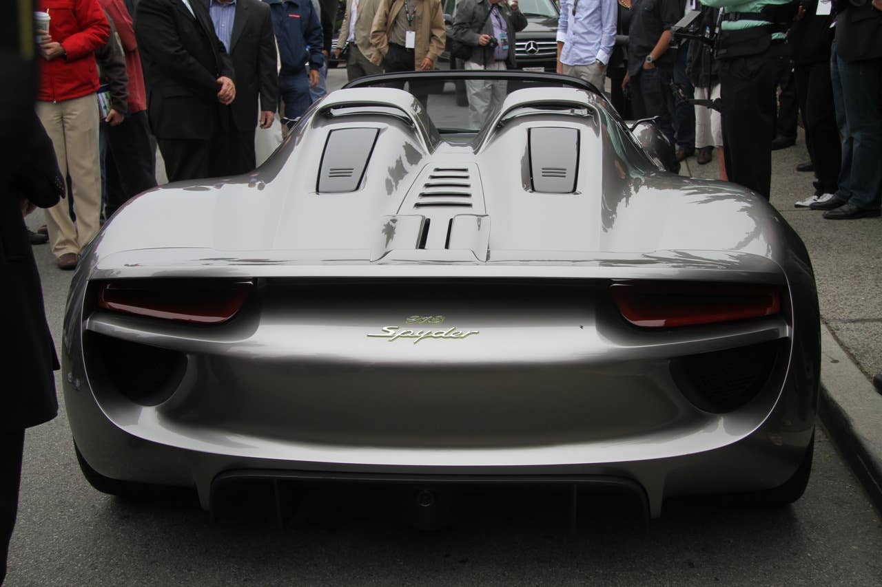 Porsche 918 Spyder concept in Monterey