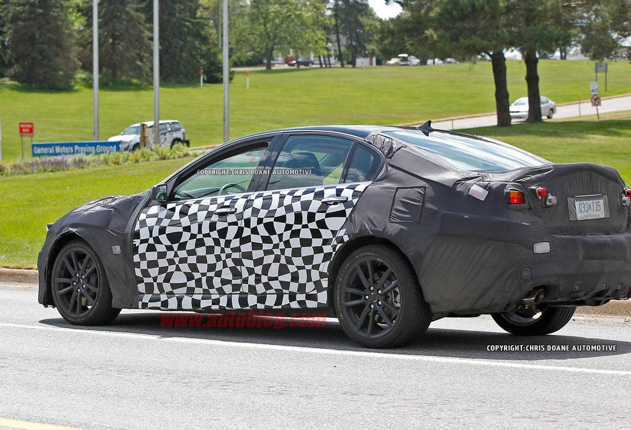 Chevrolet SS Spy Shots rear 3/4