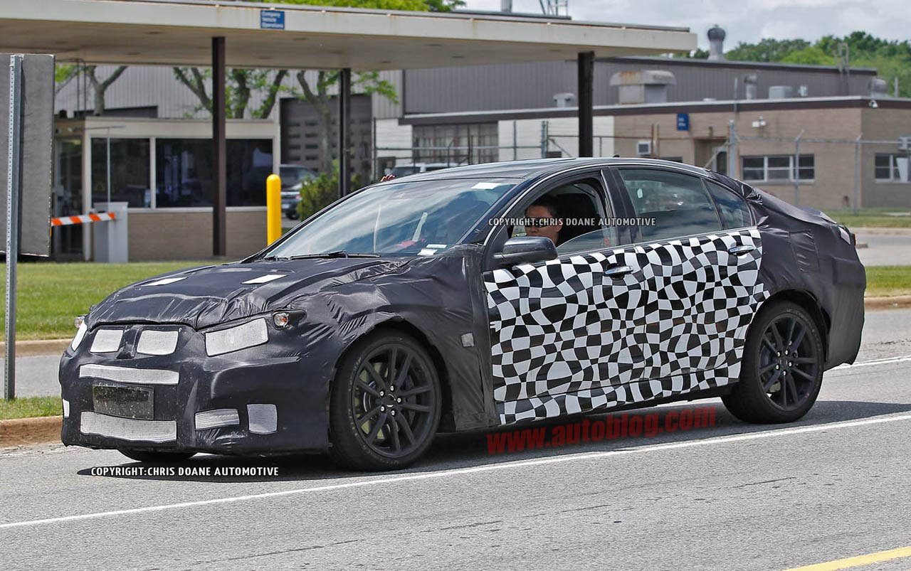 Chevrolet SS Spy Shots side