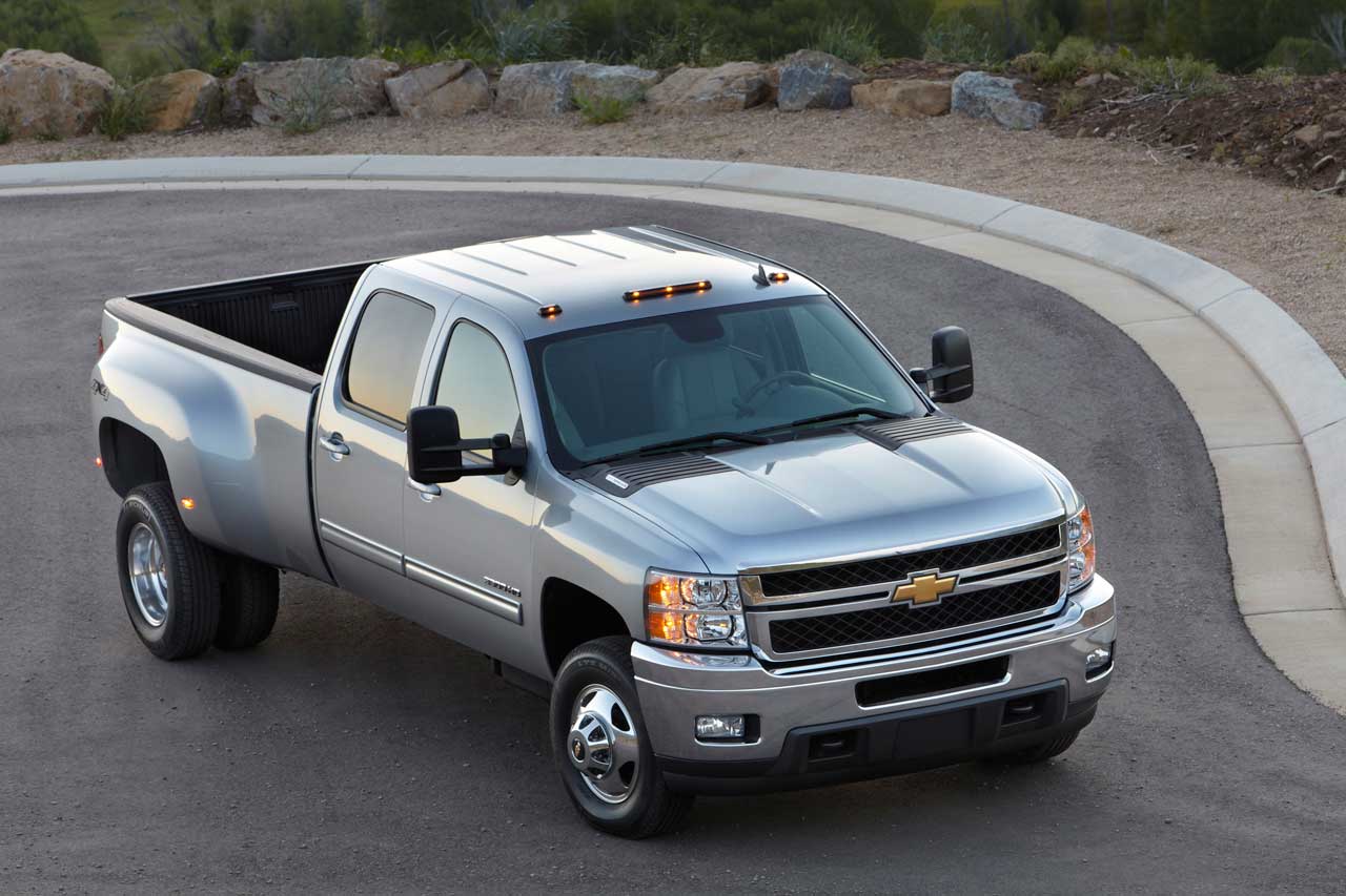 2012 Chevrolet Silverado from above