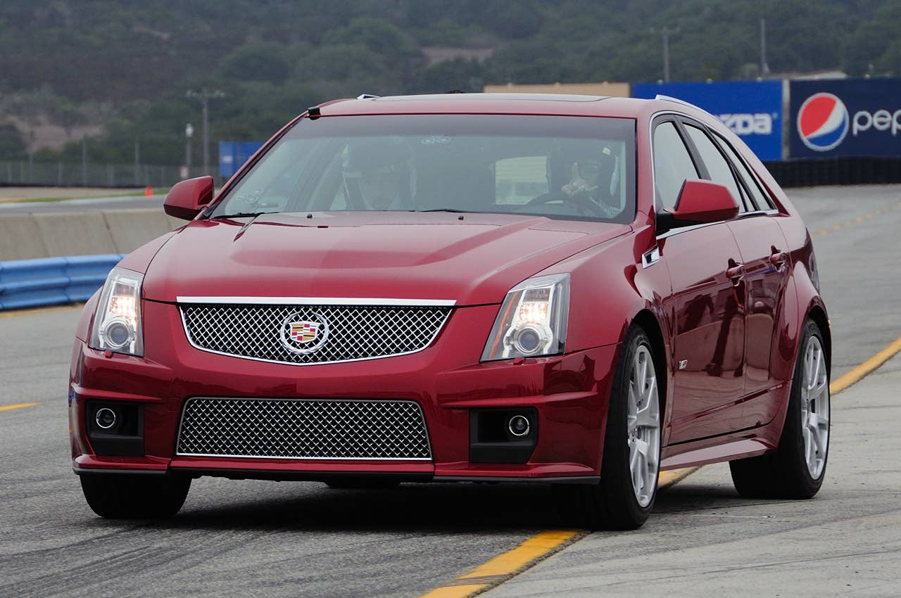 2011 Cadillac CTS-V Wagon at Laguna Seca