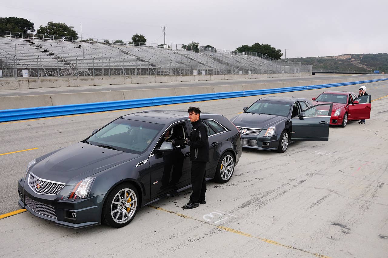 2011 Cadillac CTS-V Wagon at Laguna Seca