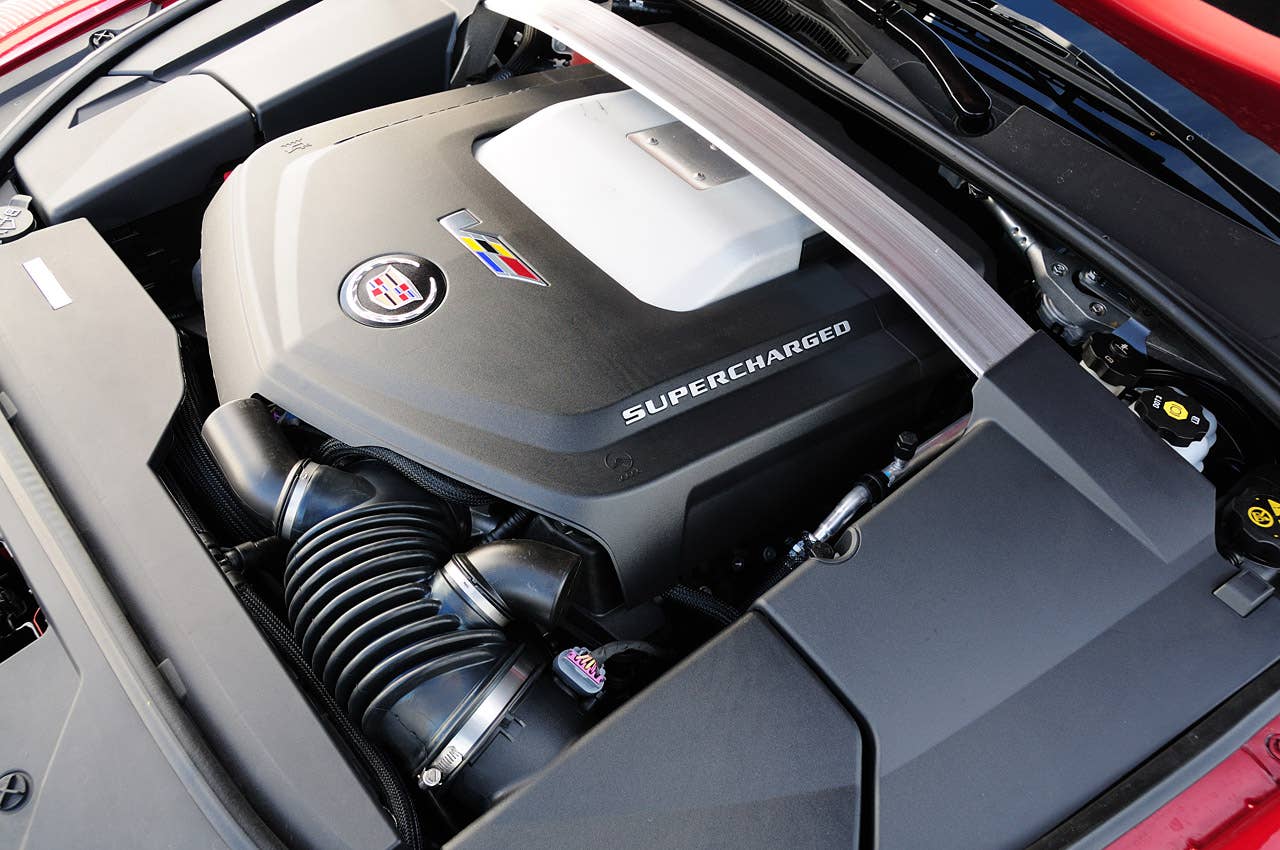 2011 Cadillac CTS-V Wagon engine