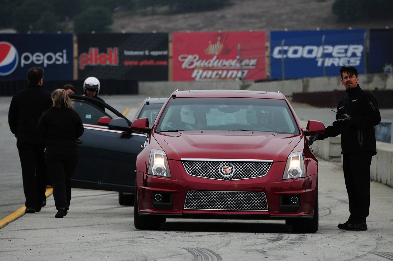 2011 Cadillac CTS-V Wagon at Laguna Seca
