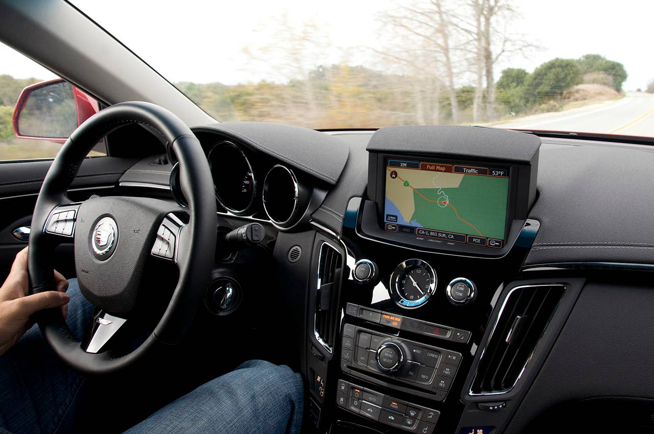 2011 Cadillac CTS-V Wagon interior
