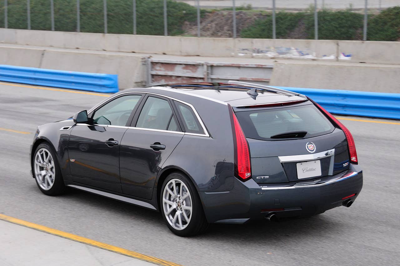 2011 Cadillac CTS-V Wagon at Laguna Seca
